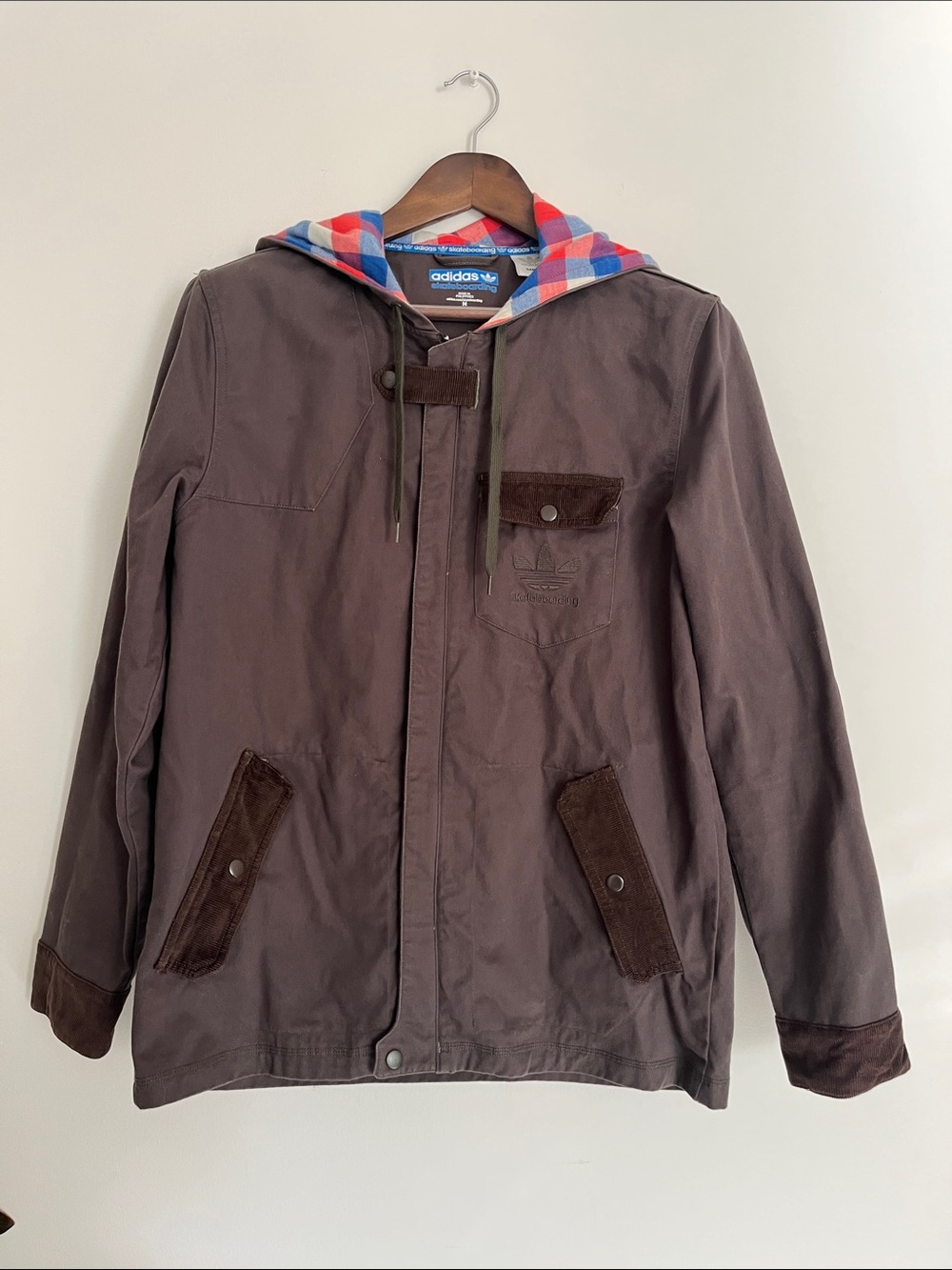 2010 adidas khaki Skateboarding/ Barn / Chore Jacket sample
